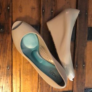 Oka B peep toe wedges